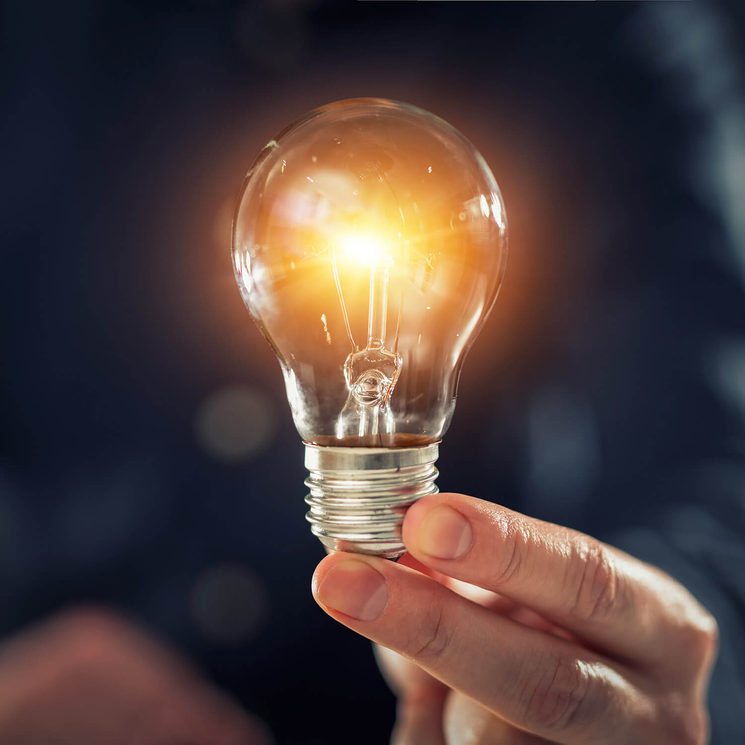 ICBA ThinkTECH light bulb