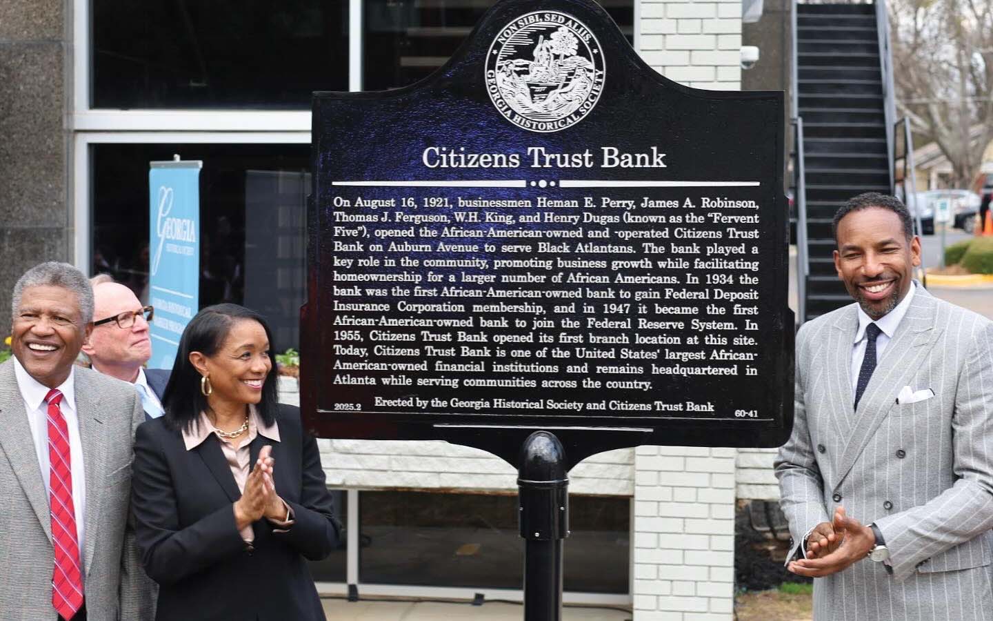 Citizens Trust Bank has been serving the Atlanta community since 1921. 