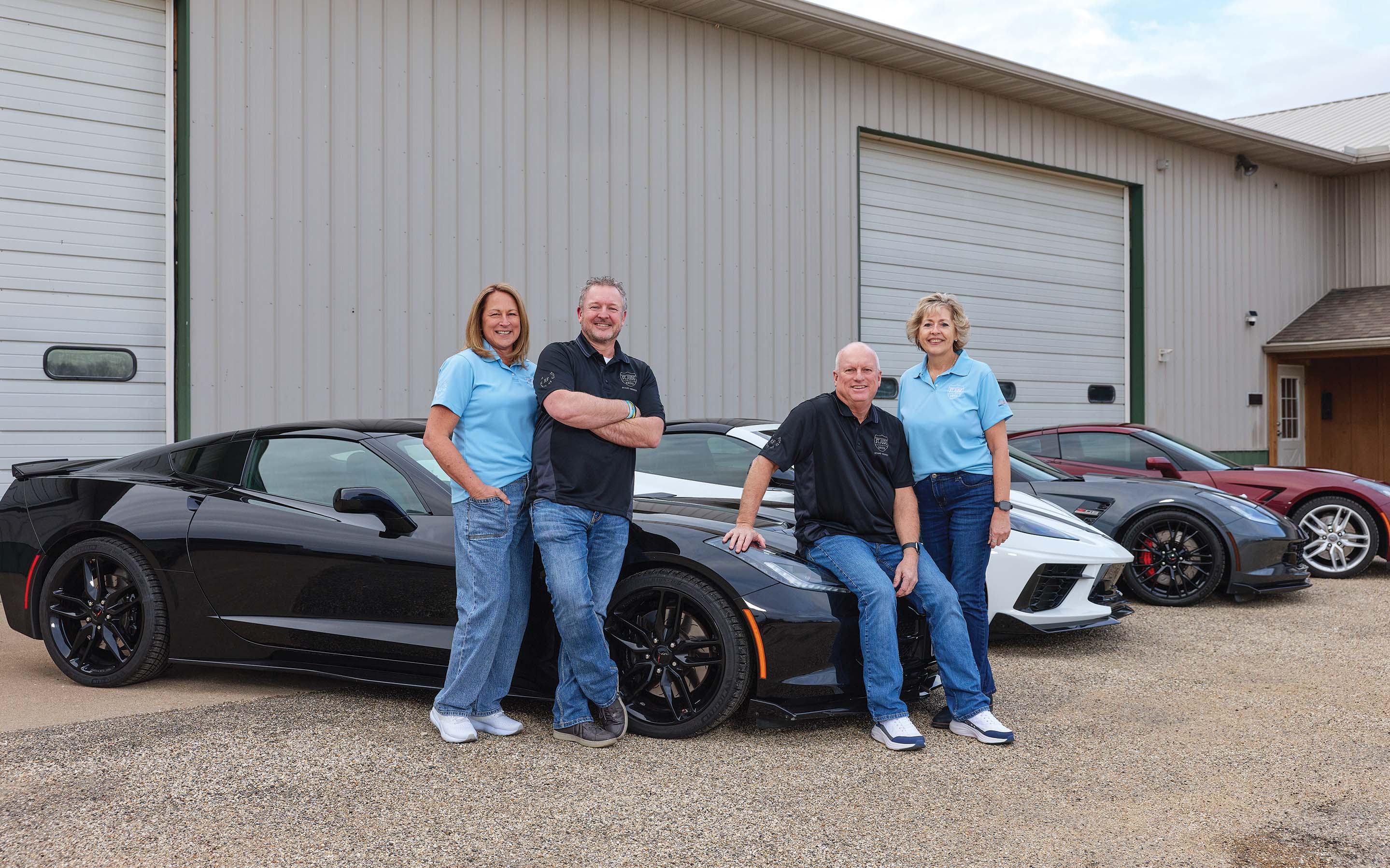 From left: Lesa and Andrew Black of Princeville State Bank; Doug Parrott of State Bank of Toulon with his wife,&nbsp;Karin.