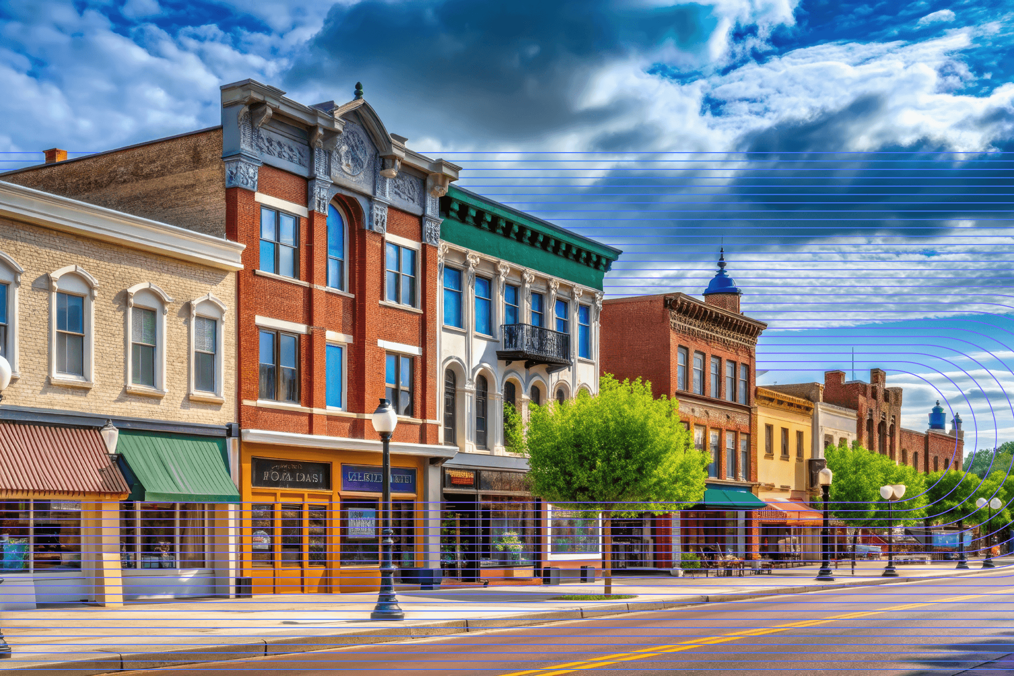 TCM small town main street