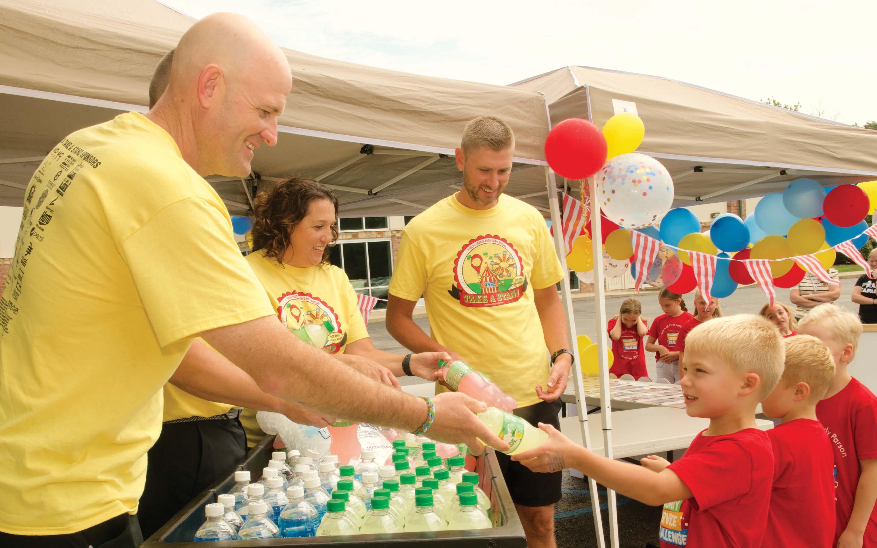 Take-a-Stand Against Child Abuse event