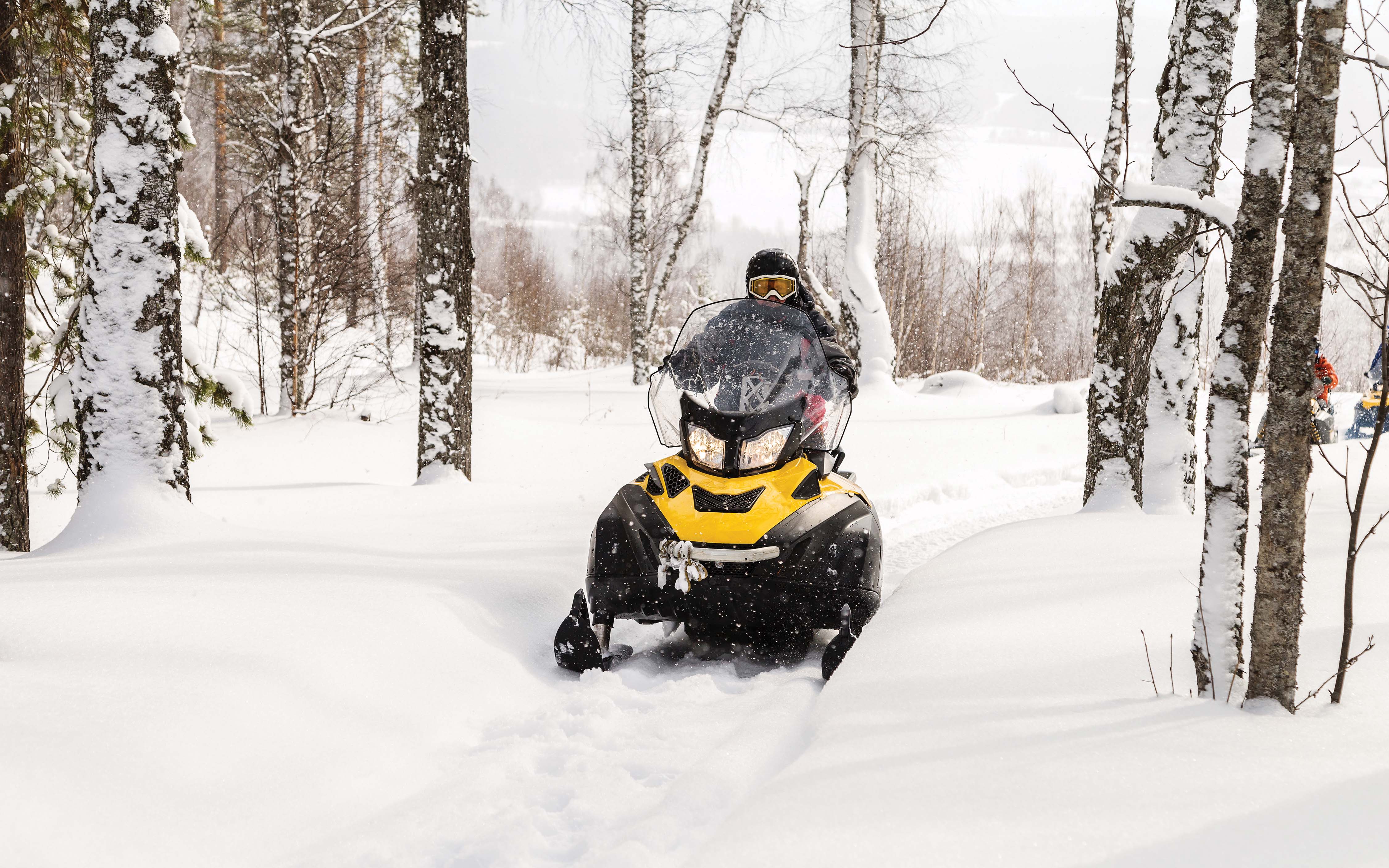 Snowmobiling