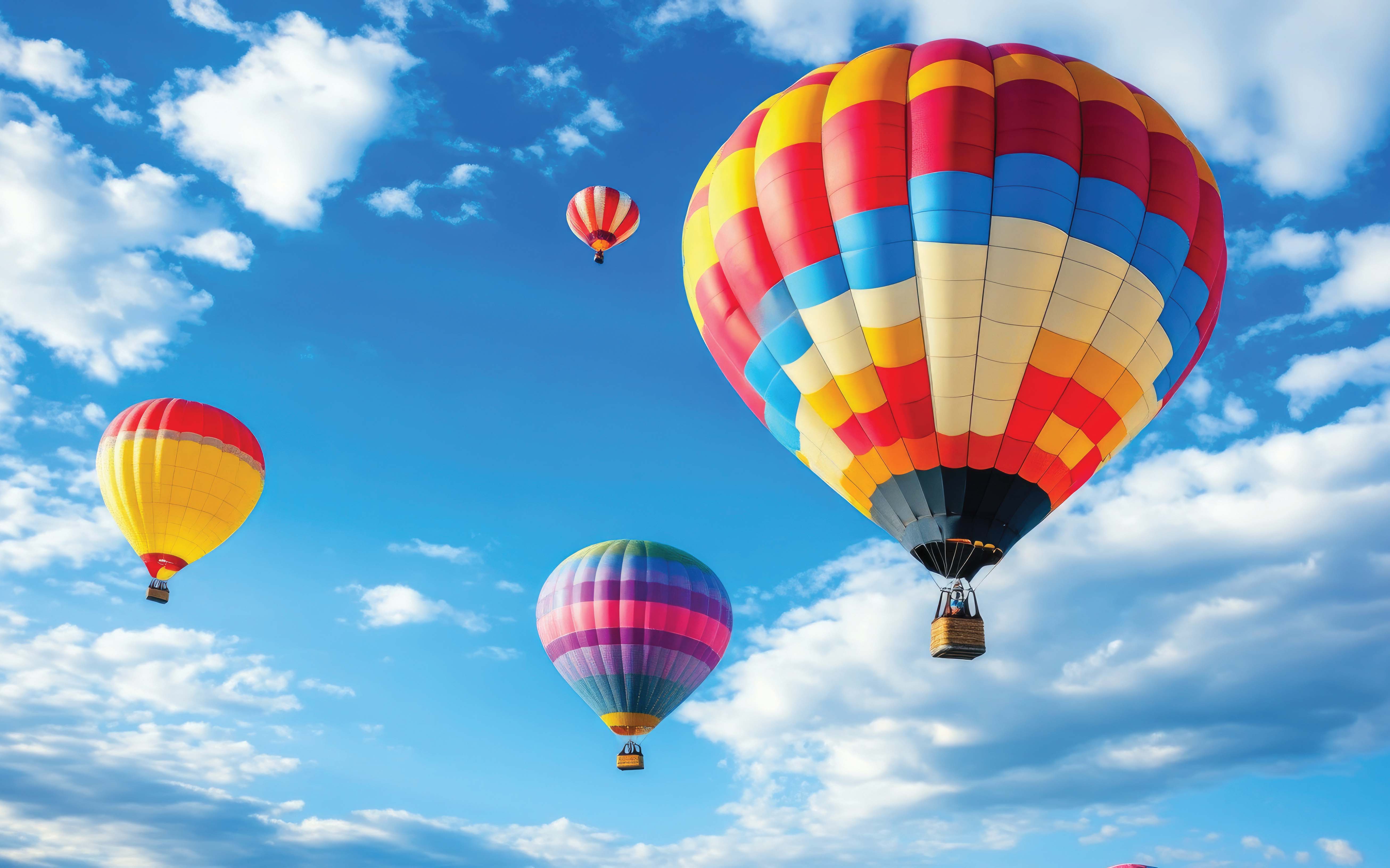 Hot air balloons