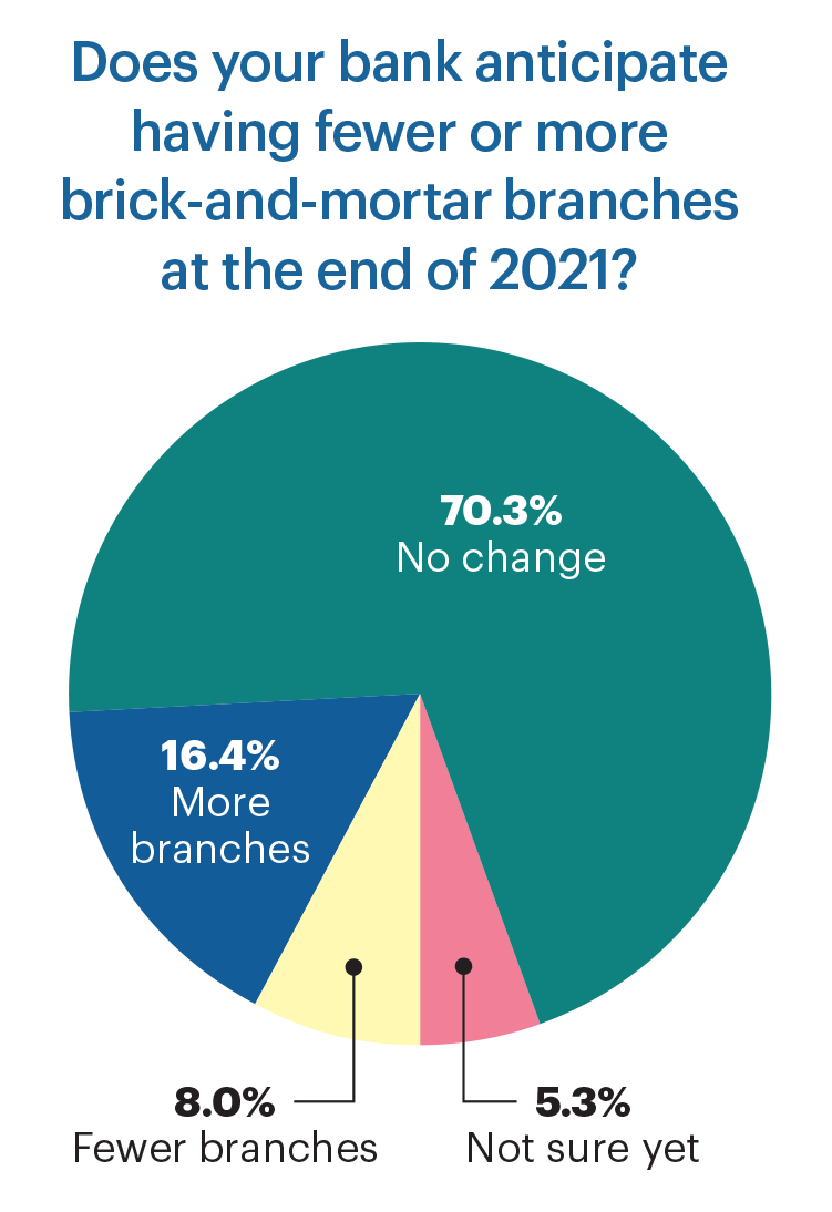 brick-and-mortar branches pie chart
