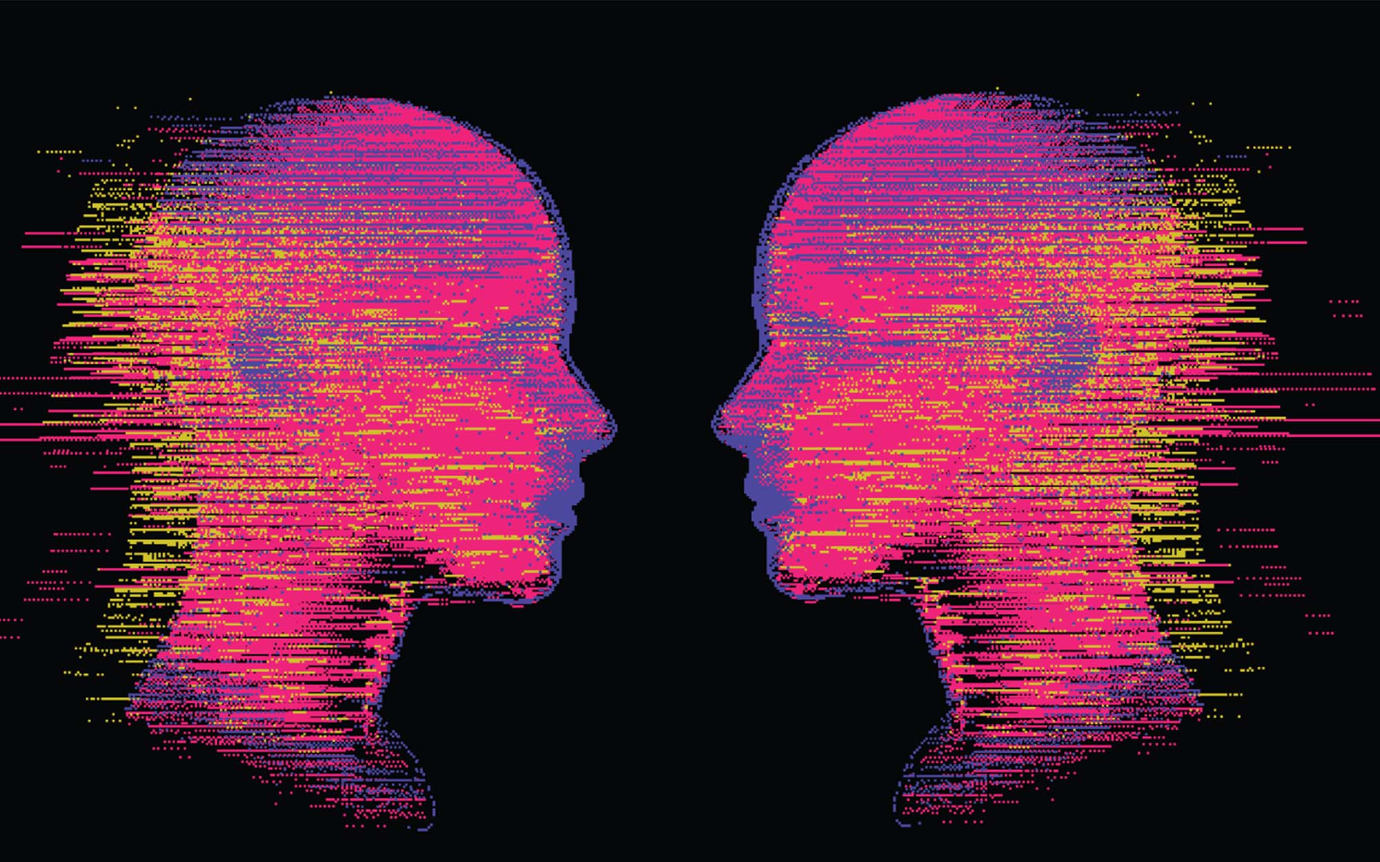 twin heads illustration