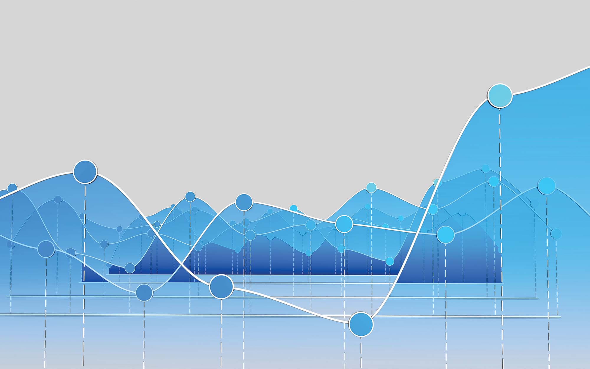 abstract line chart illustration