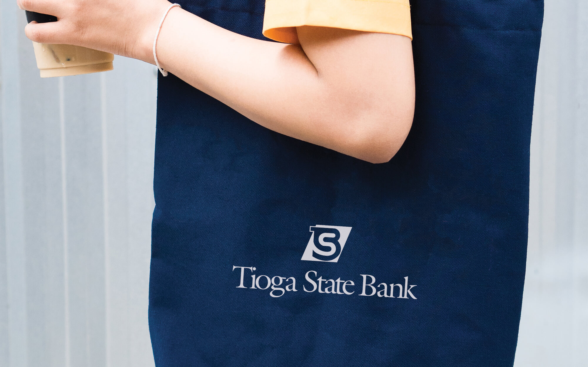 Tioga State Bank tote bag