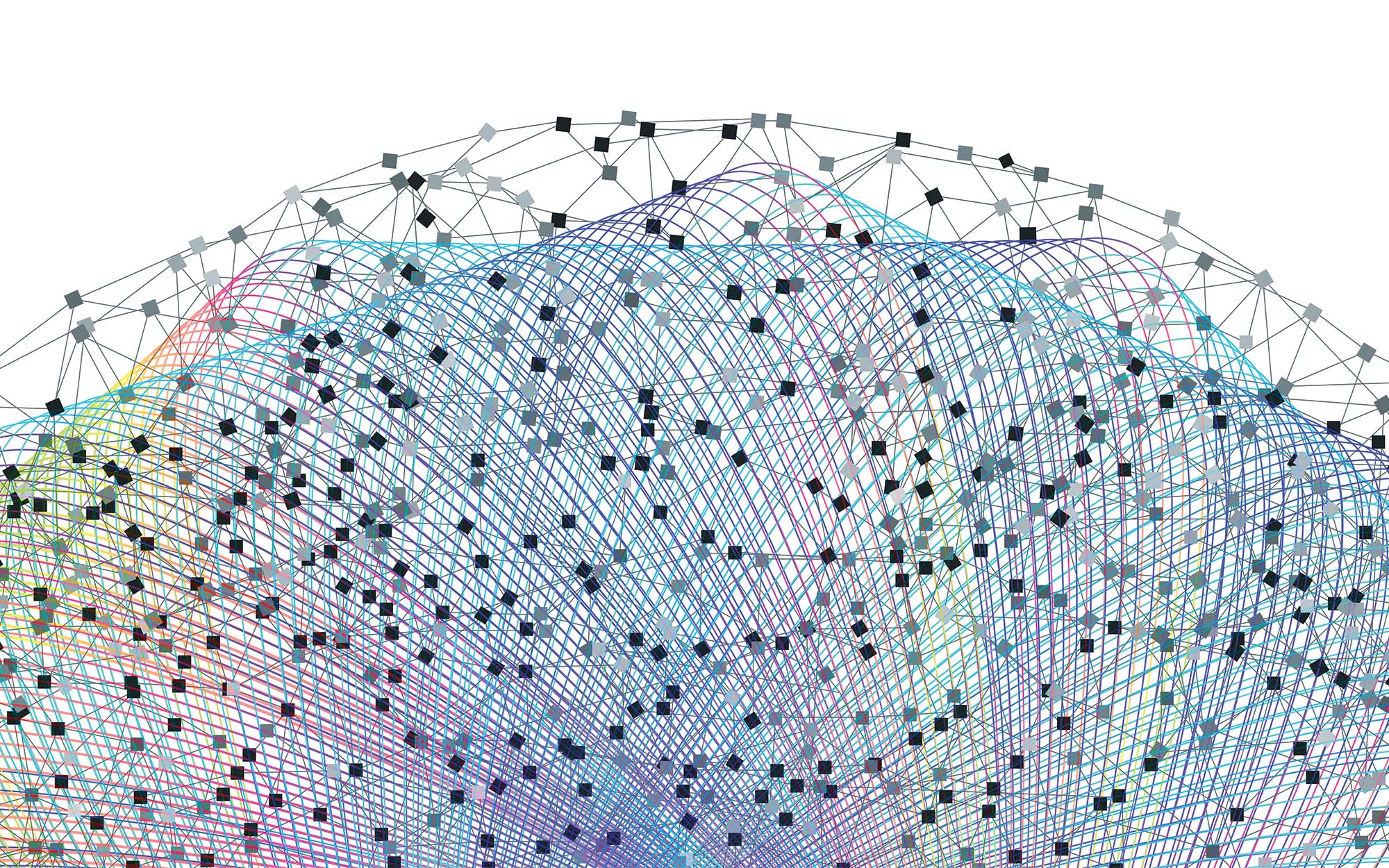 data points abstract illustration