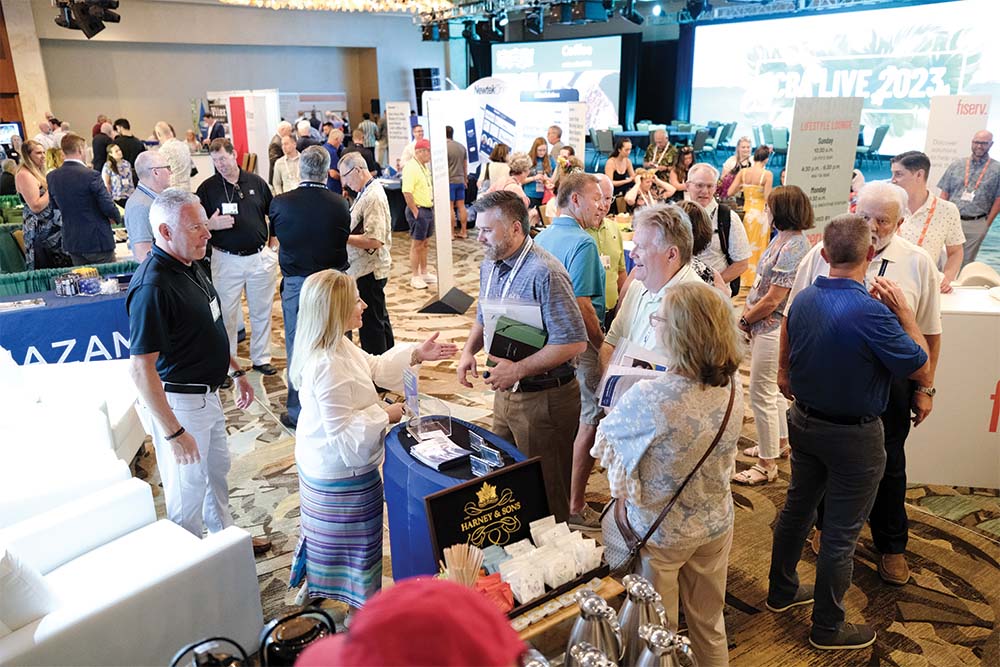 Community bankers explored vendor booths at the Expo.