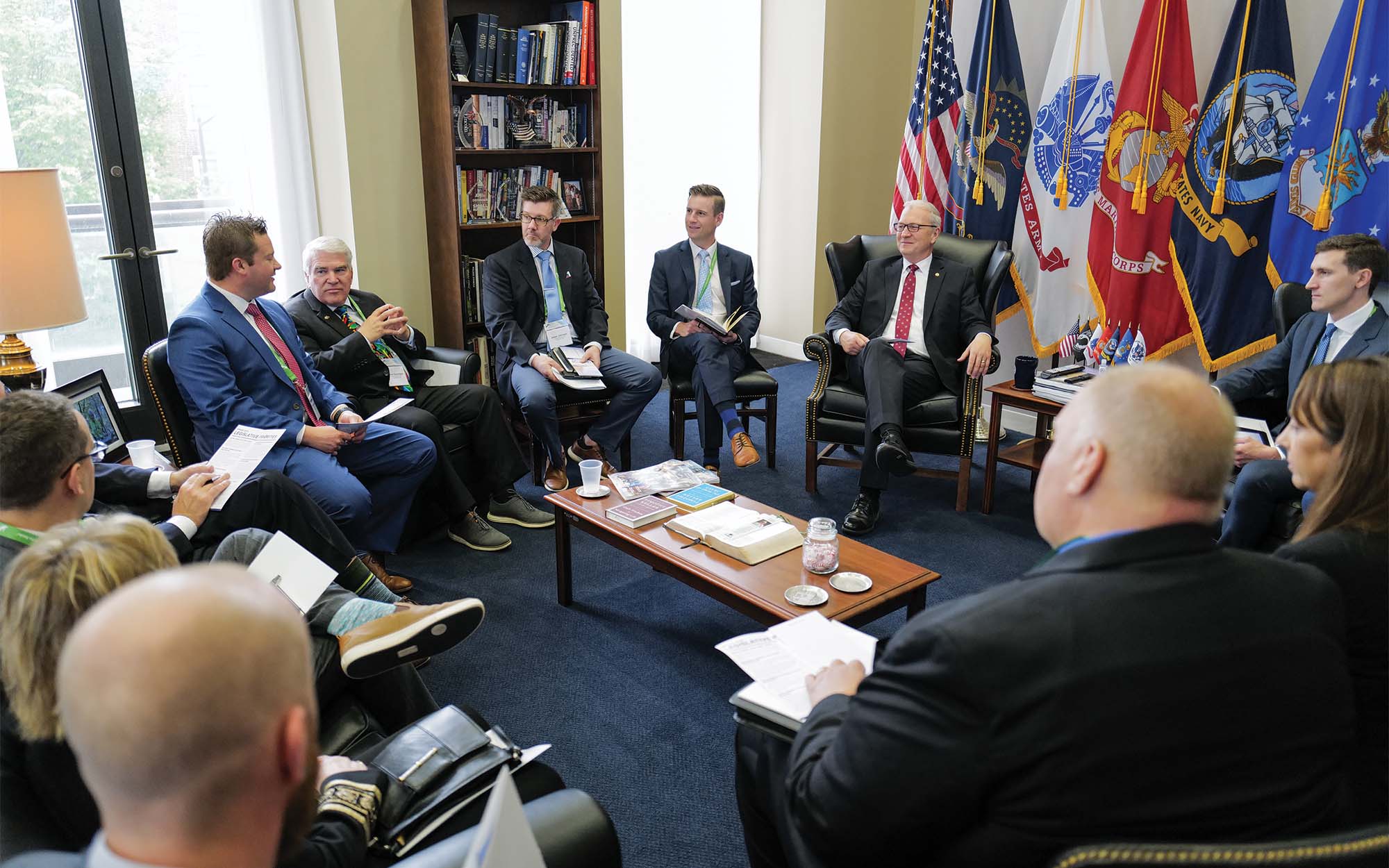 ICBA members meeting on Capitol Hill