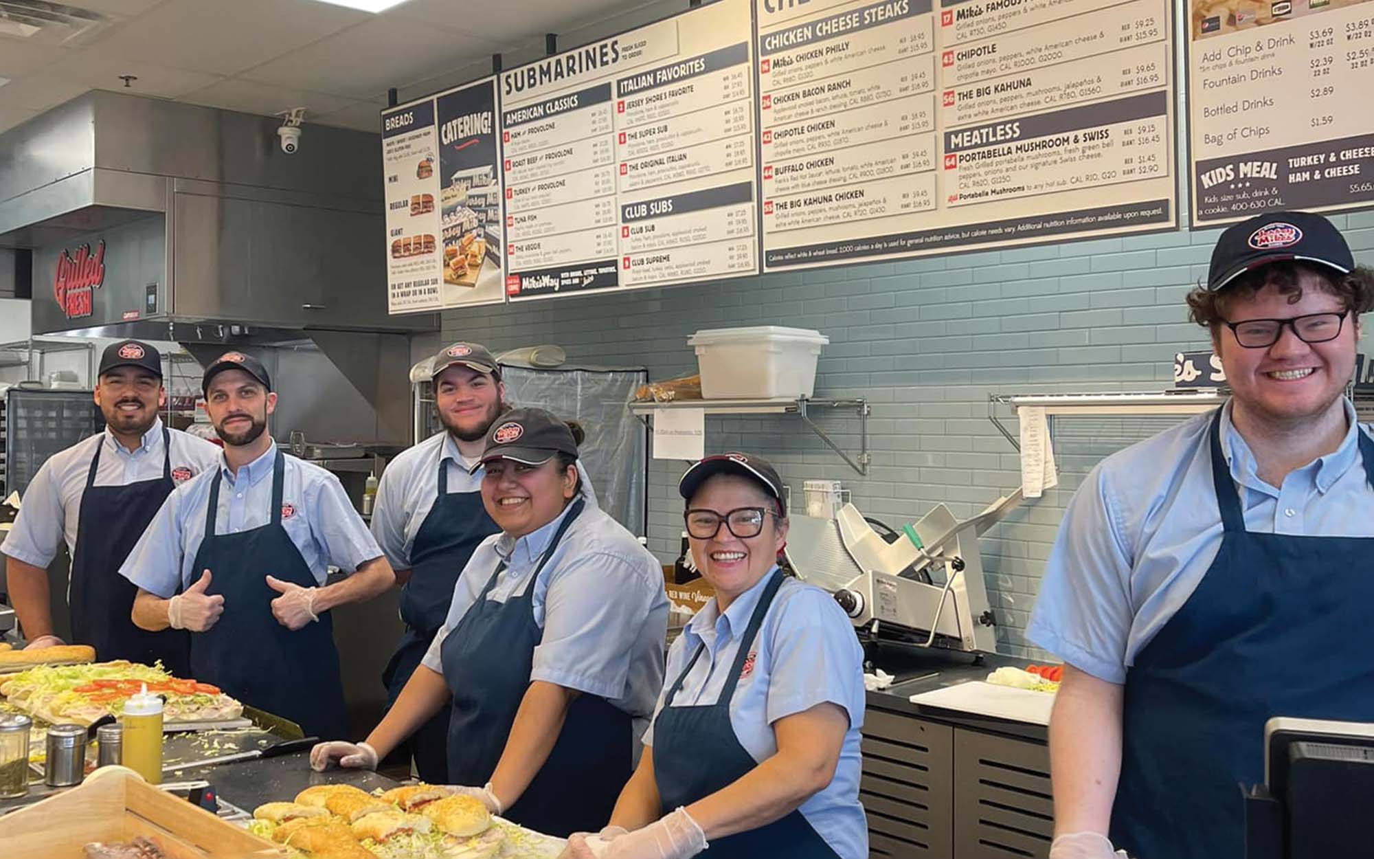 Texas First Bank in restaurant