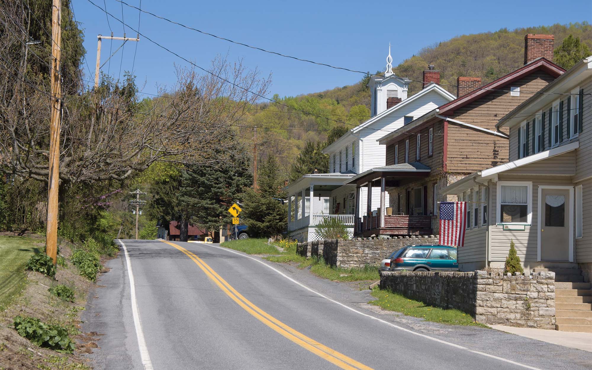 small town street