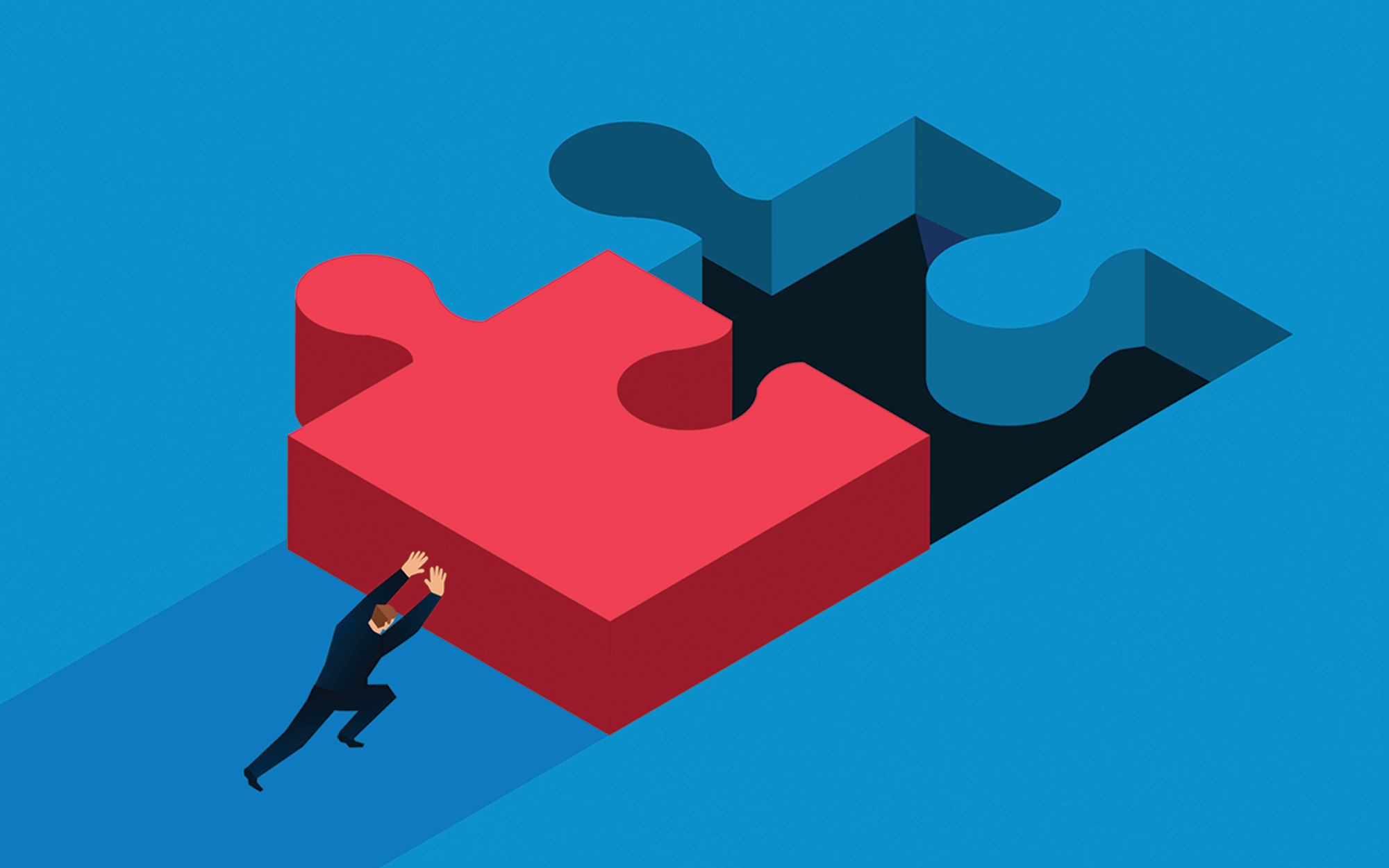 Puzzle piece illustration