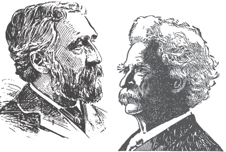 Charles Dudley Warner and Mark Twain
