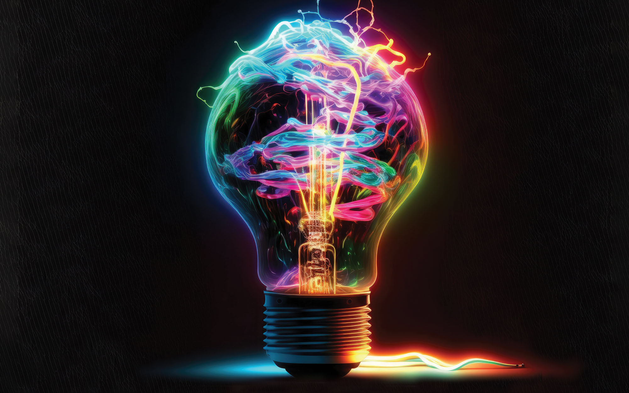 Colorful Lightbulb