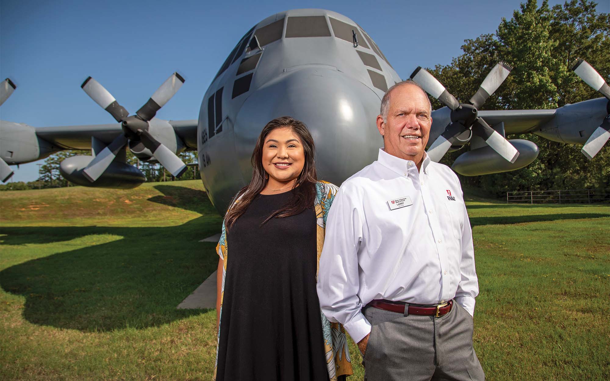 Noemi Gallardo and Larry Wilson