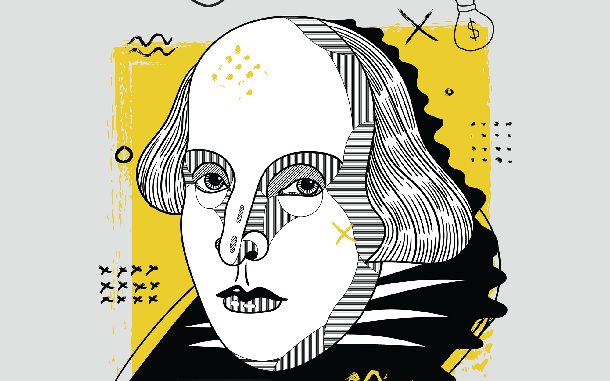 William Shakespeare illustration